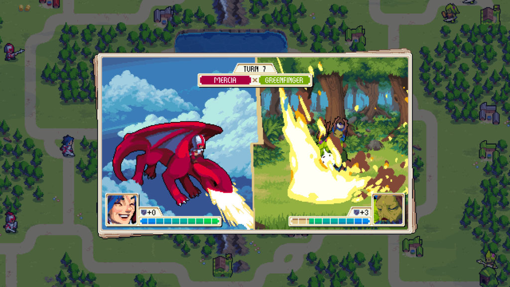 wargroove review Dragon-Attack