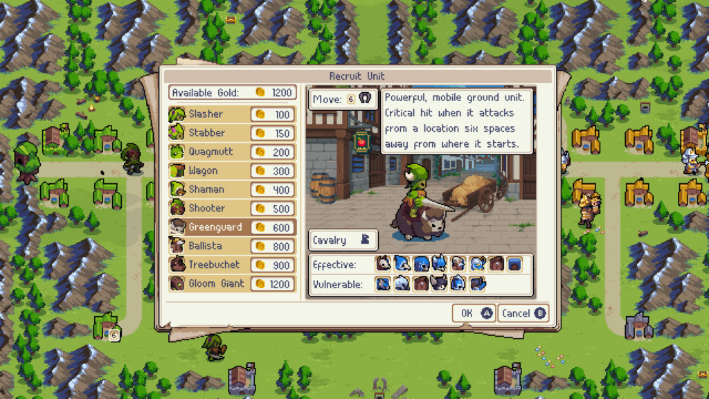 wargroove pc game Unit-Info