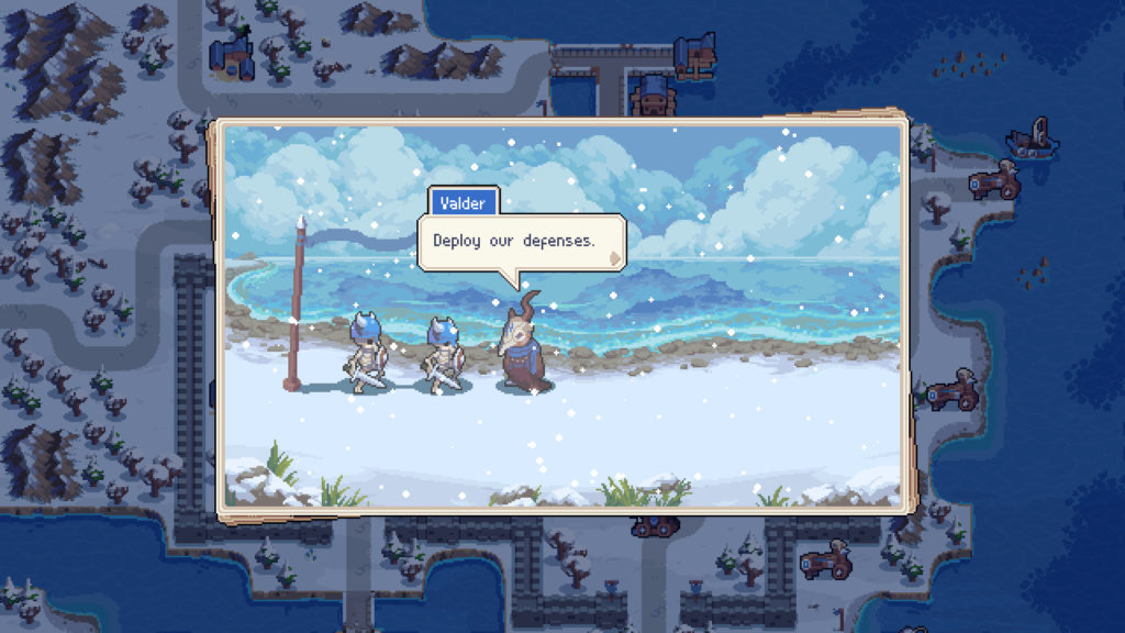 Wargroove pc game Winter-Map